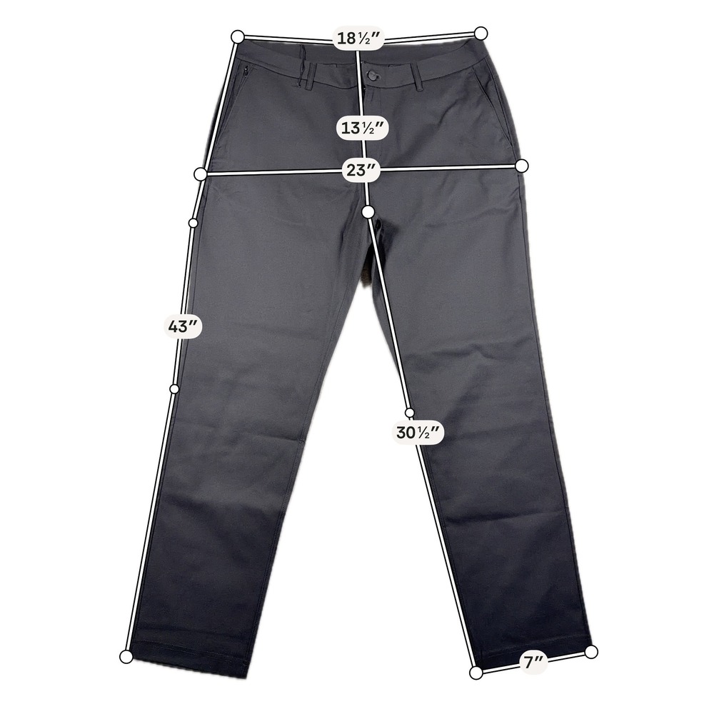 Public Rec Dealmaker 5-Pocket Pant Mens 35x32 Black Modern Fit - Picture 8 of 9